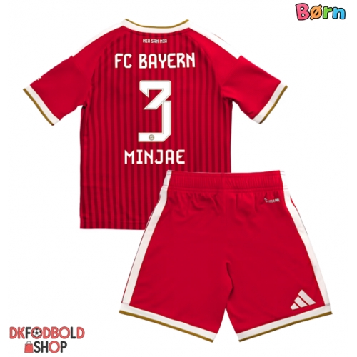 Bayern Munich Kim Min-jae #3 Hjemmebanesæt Børn 2026-27 Kort ærmer (+ korte bukser)